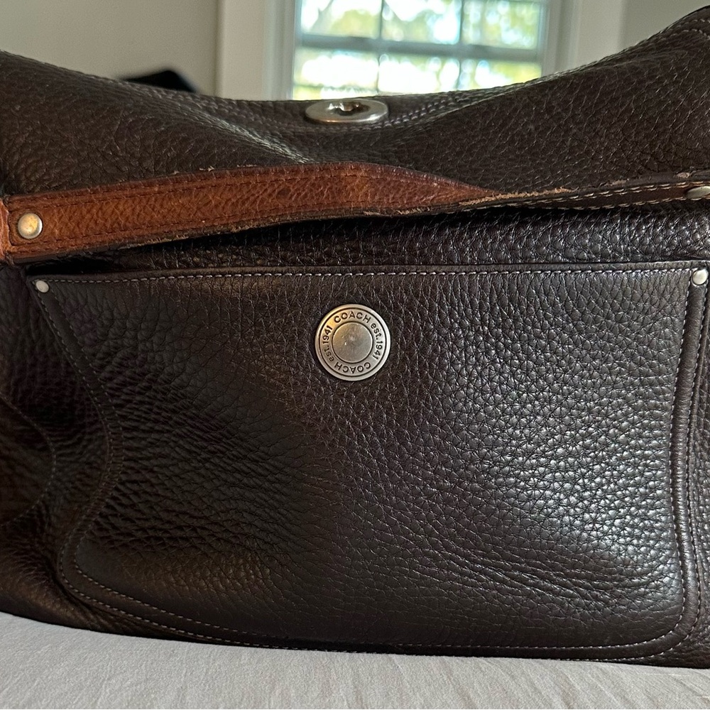 Women’s Coach Dark Brown Leather shoulder bag